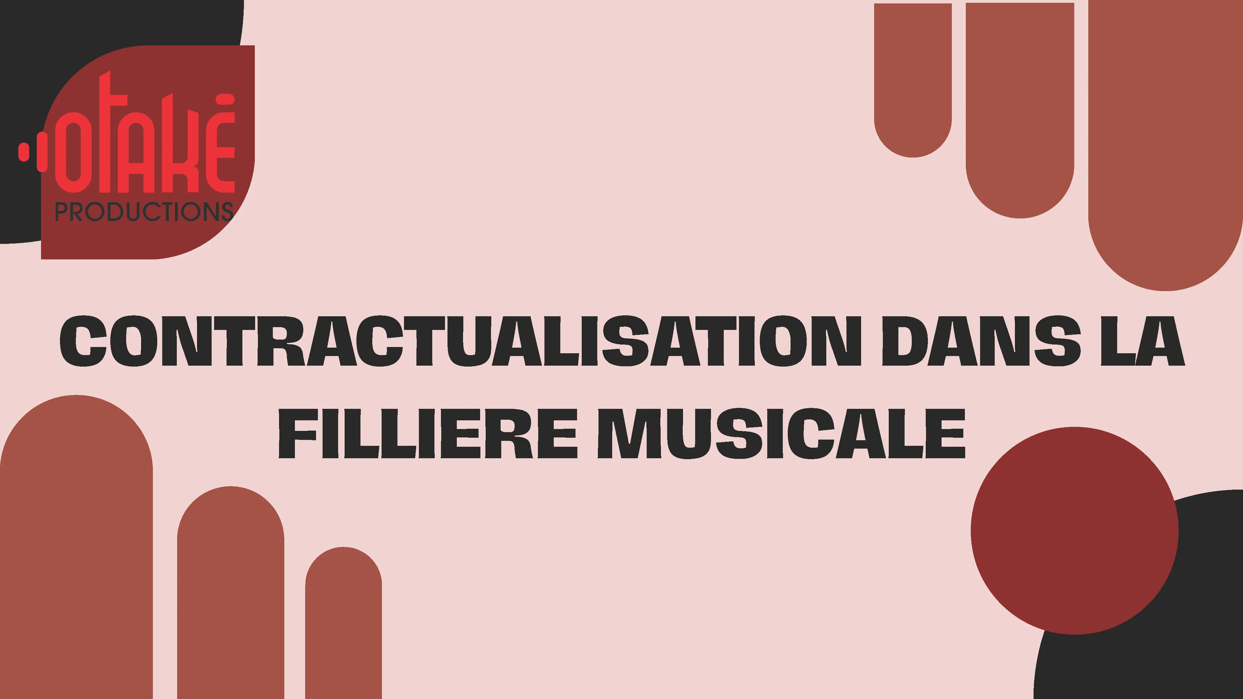 Contrats dans la filière musicale